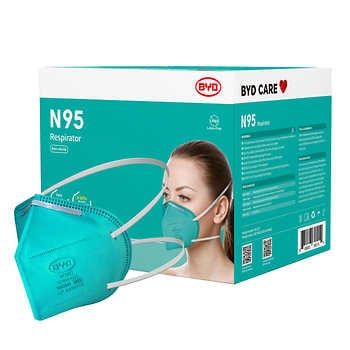 BYD DE2322 One Size Fits Most N95 Respirator - Image 3