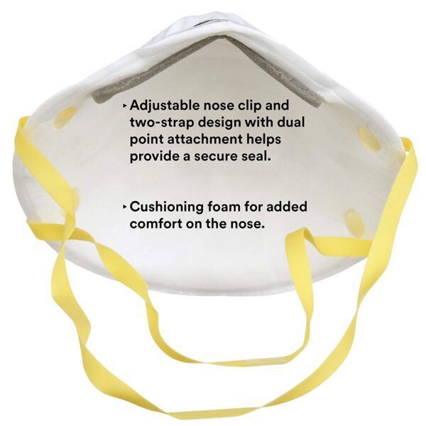 3M 8210 One Size Fits Most N95 Respirator - Image 2